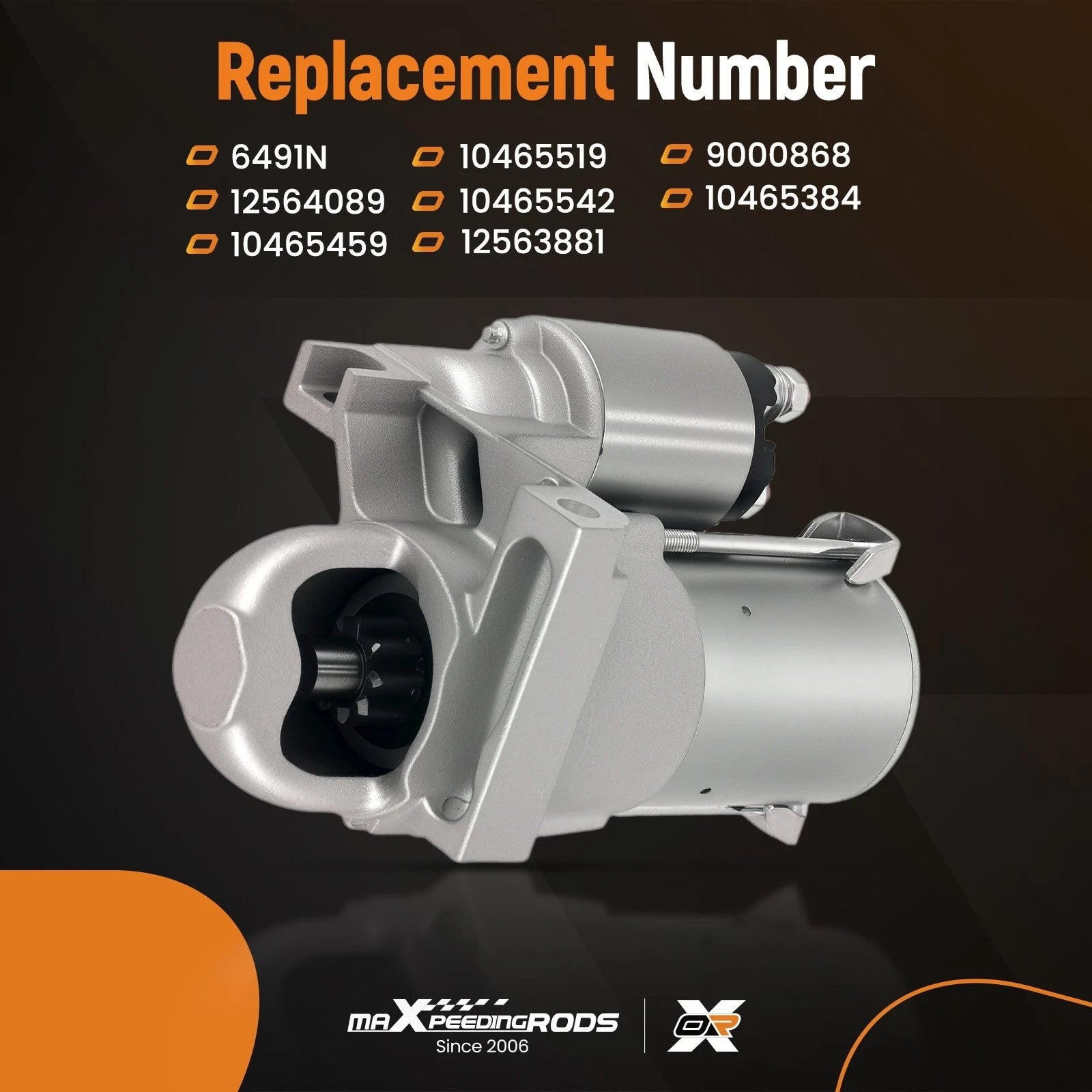 Starter Motor for Chevrolet Cavalier Lumina Malibu 3.1L (2001–2003)