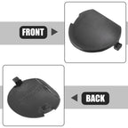 Tow Eye Hook Cover Cap for Mazda 3 Axela (2014–2016) - Black 1pc