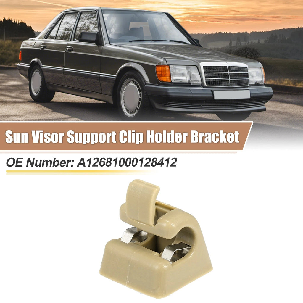 2X Sun Visor Support Clip Retainer No.A12681000128412 for Mercedes-Benz 