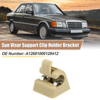 2X Sun Visor Support Clip Retainer No.A12681000128412 for Mercedes-Benz 