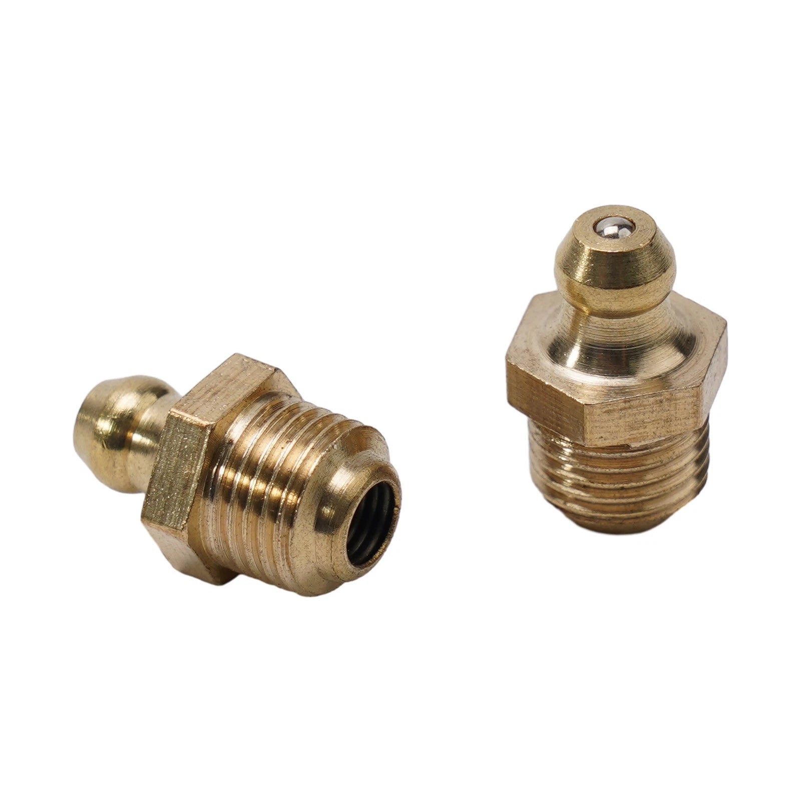Set of 5 Brass Grease Fitting Accessories M10 x 1mm Thread