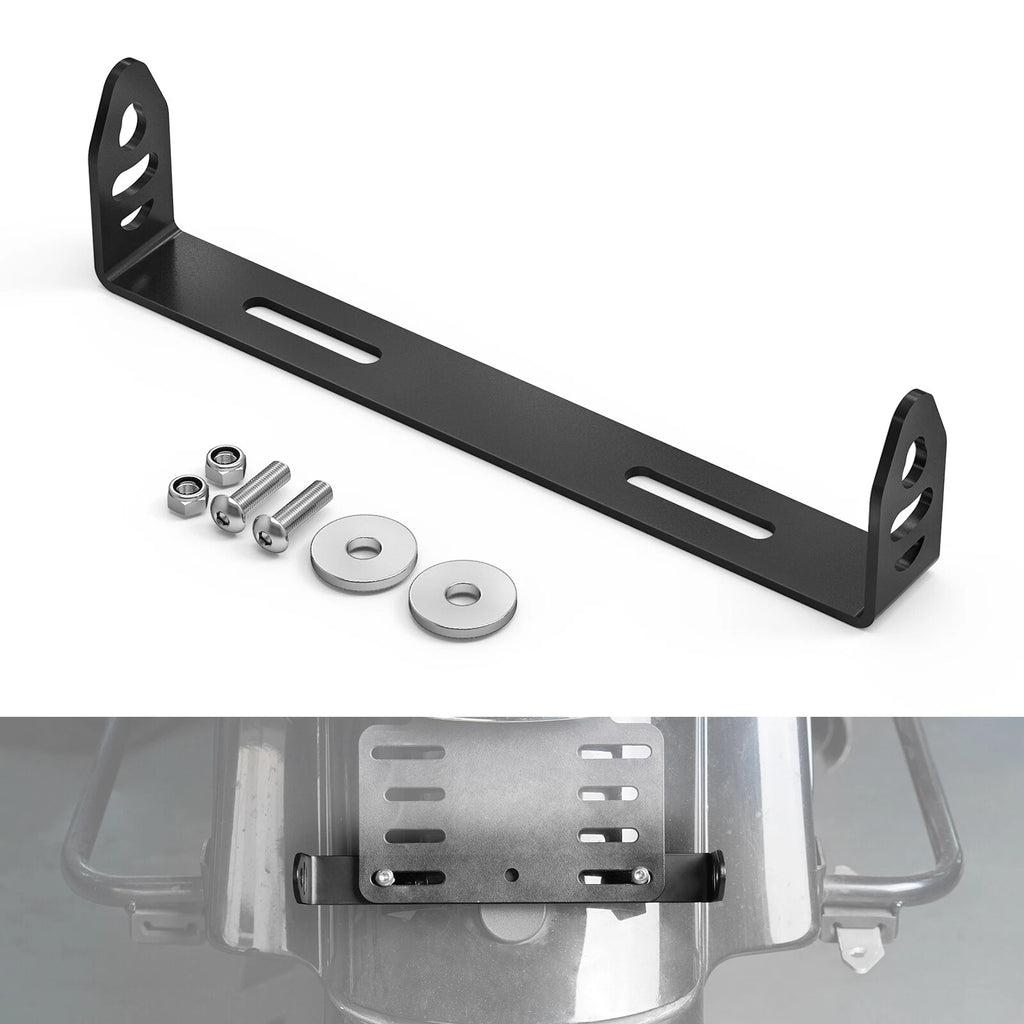 License Plate Mount Turn Signal Relocation Kit for Universal Motorcycle