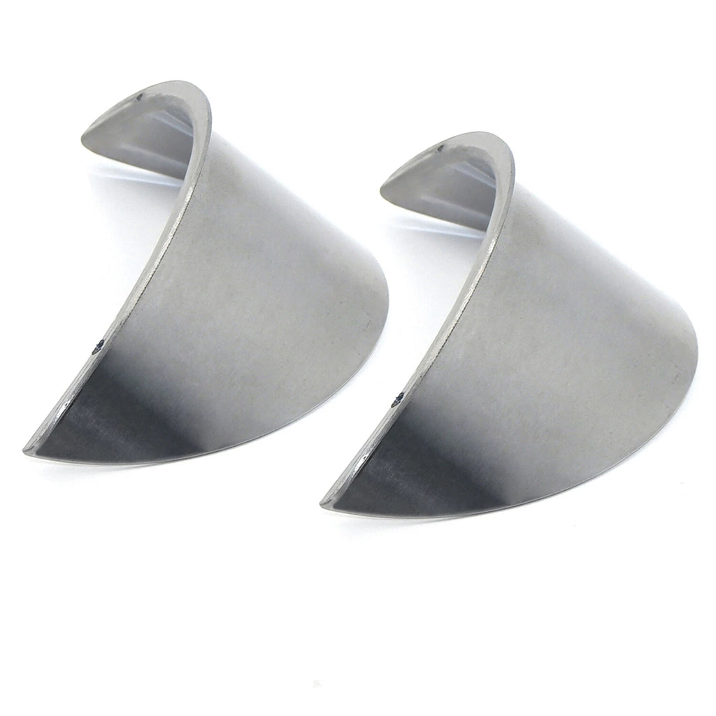 1 Pair 4.5" Steel Passing Lamp Visor for Harley Touring Dyna