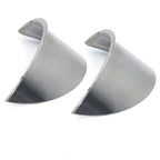 1 Pair 4.5" Steel Passing Lamp Visor for Harley Touring Dyna
