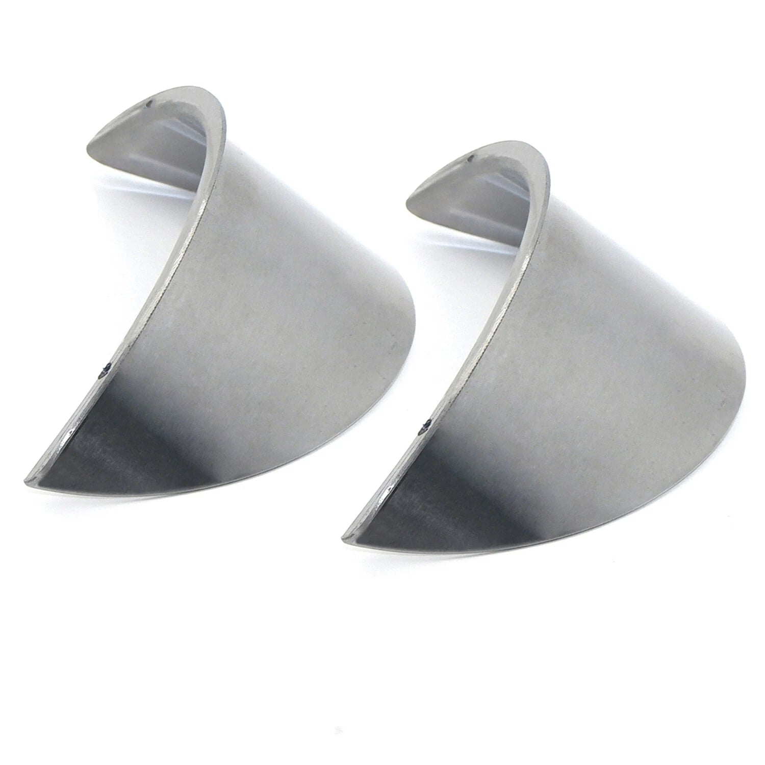1 Pair 4.5" Steel Passing Lamp Visor for Harley Touring Dyna