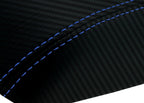 Console Armrest Cover for Lexus IS300 (2001–2005) Carbon Fiber Blue Stitch