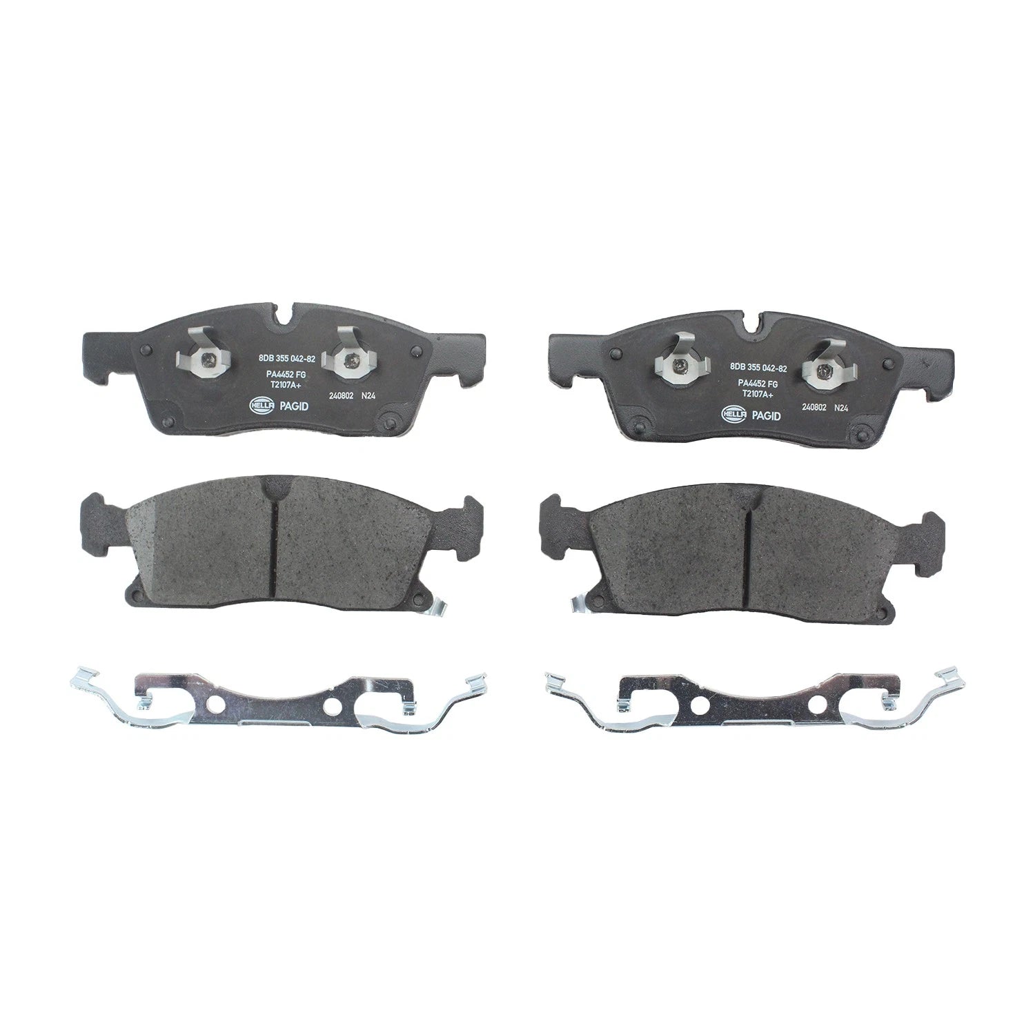 DuraGo Front Rotors & Hella Ceramic Disc Brake Pads Kit for MB W166 (2012–2015)