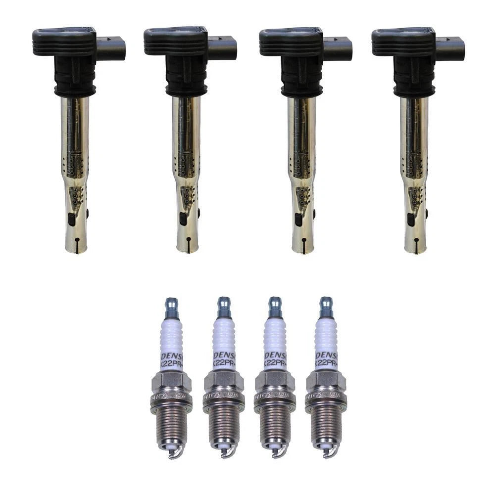 Set of 4 Denso Ignition Coils for U-Groove Conventional (Gap 0.032)