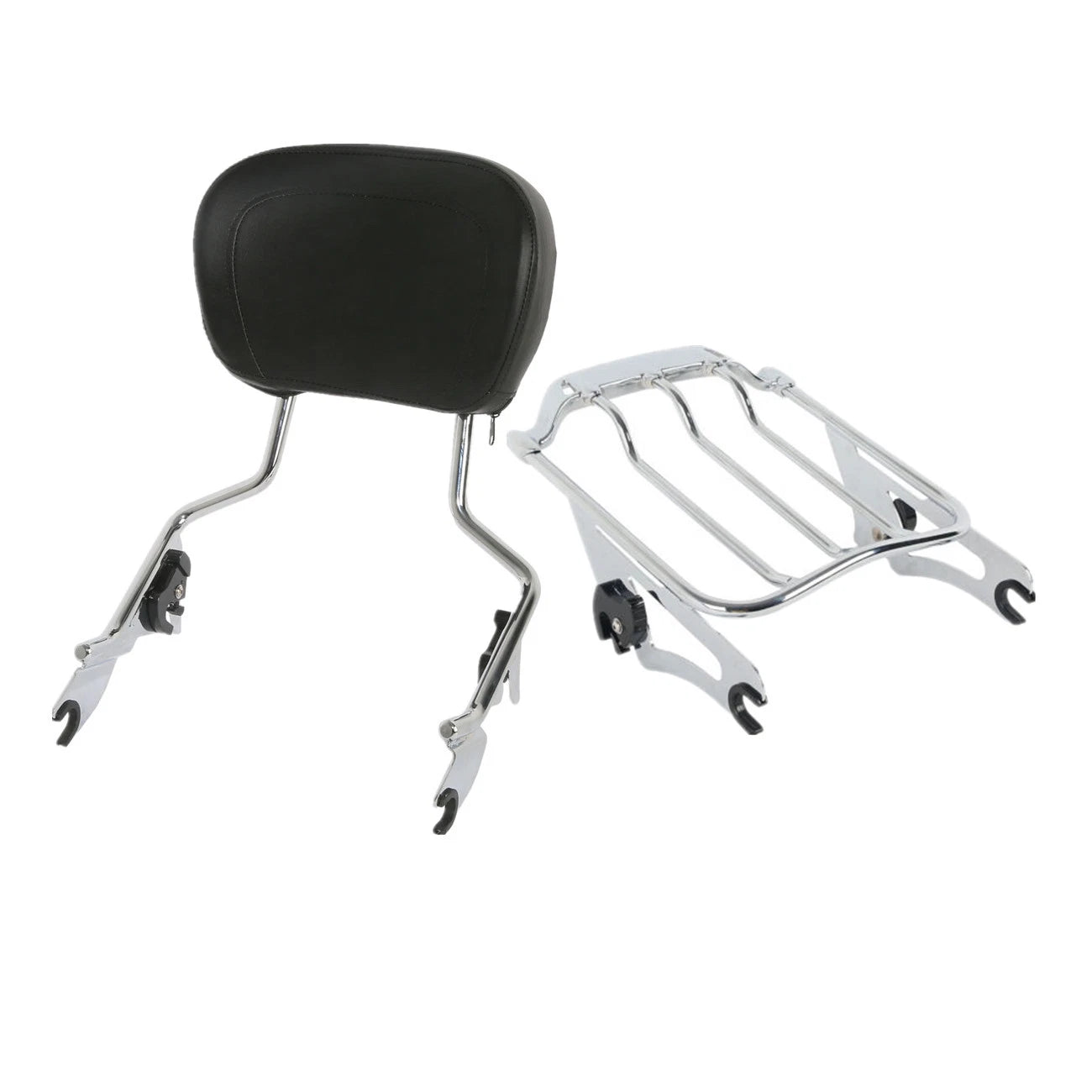 Sissy Bar Passenger Backrest Luggage Rack for Harley Street Glide (2009–2025)