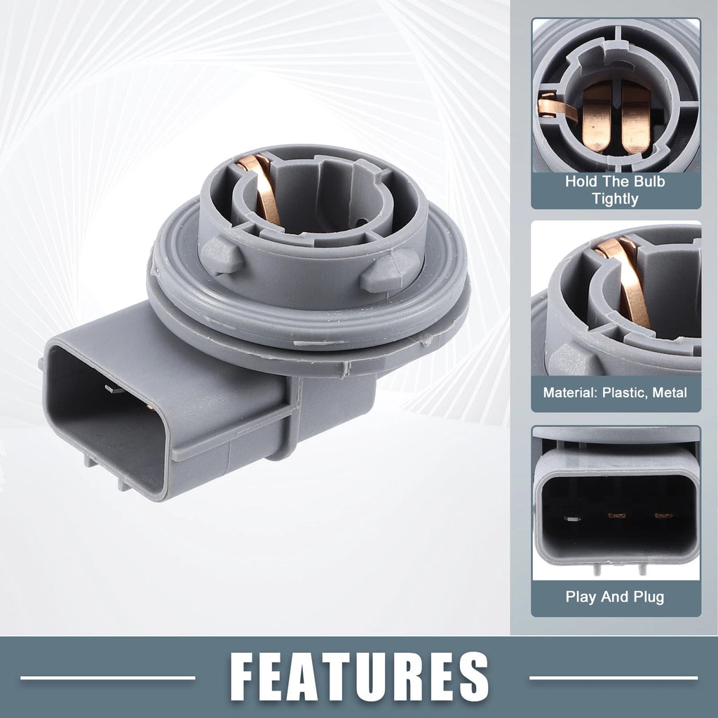 2X Headlight Bulb Holder Socket 921603C000 for Hyundai Accent (2006–2011)