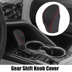 Faux Leather Gear Shift Knob Cover for Nissan Rogue Sport (2017–2021)