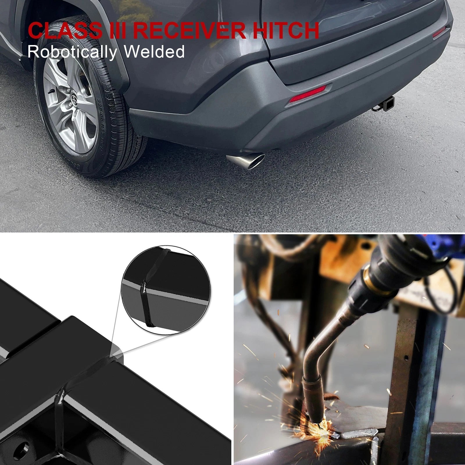 2 Inch Trailer Hitch Receiver for Toyota RAV4 (2019-2024)