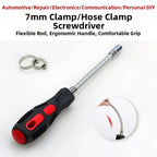 Flexible Shaft Hexagon Screwdriver for Hose Clamp (7mm)