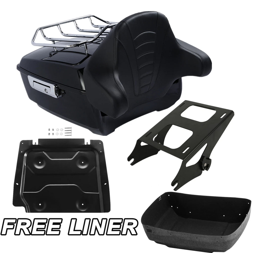 Trunk Pad Mount Rack & Base Plate for Harley Touring Road Glide (2014–2026)