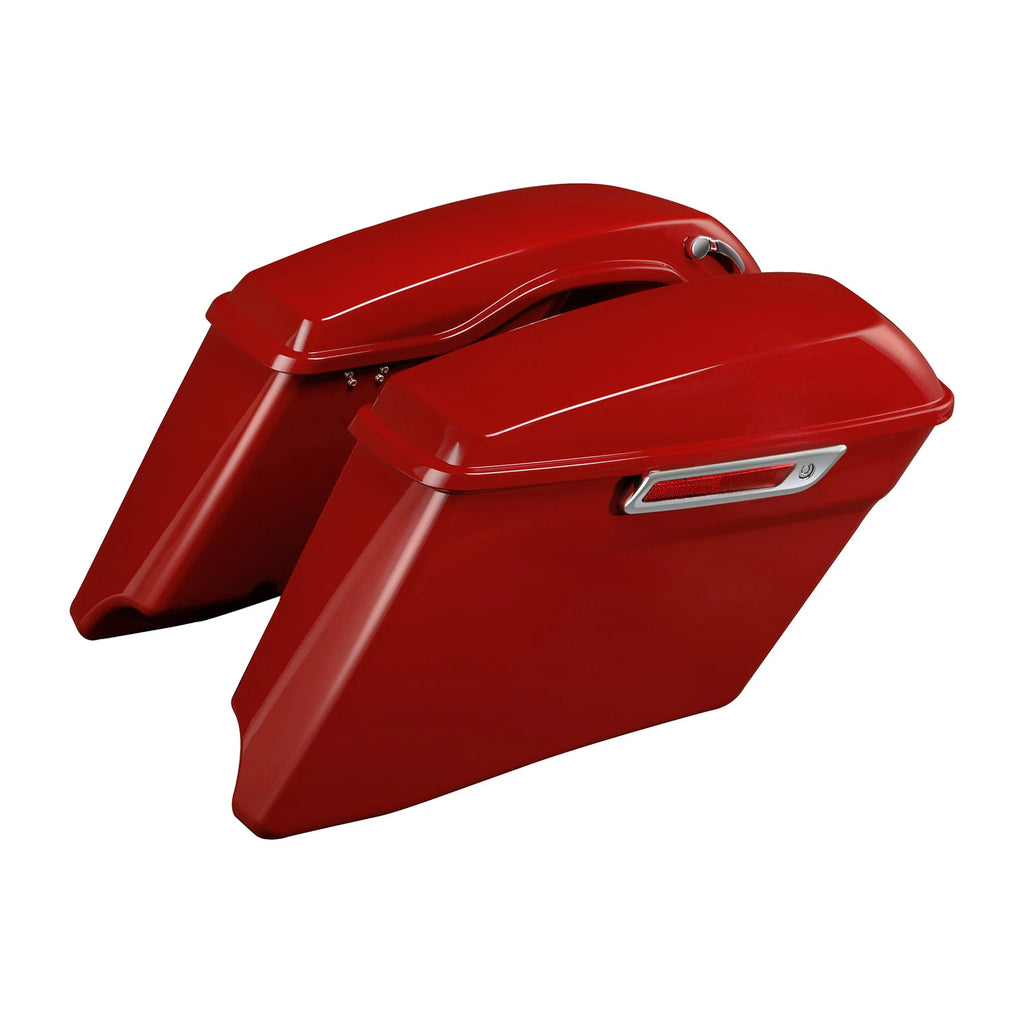 4" Stretched Hard Saddlebags for Harley Street Road Glide King (2014–2023)