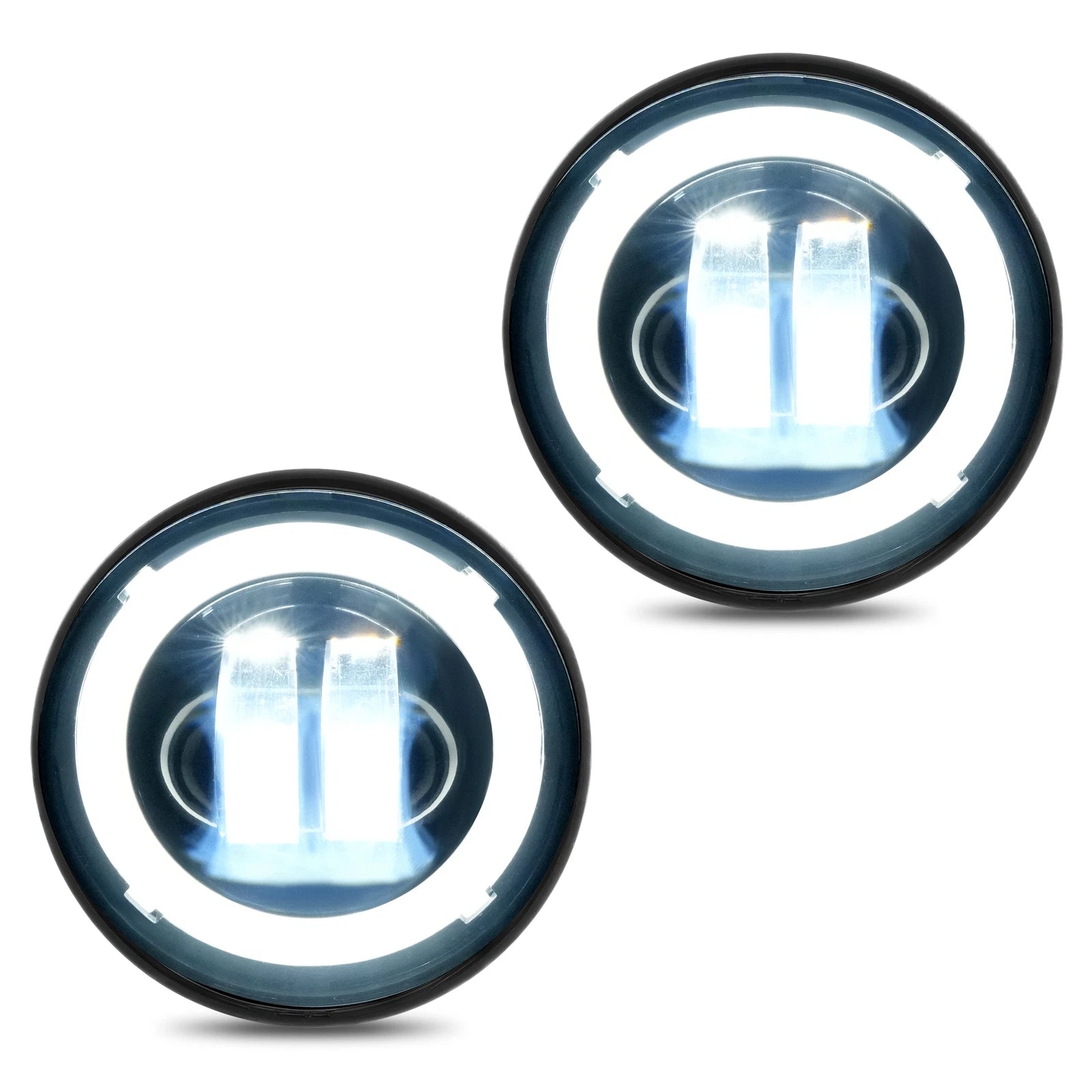 Set of 2 LED Spot Fog Lights for Harley Road King (1994–Present)
