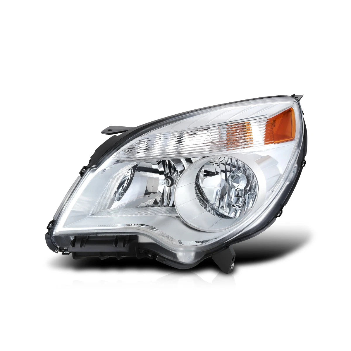 Driver Side Headlight Lamp Chrome for Chevy Equinox LS LT (2010–2015)