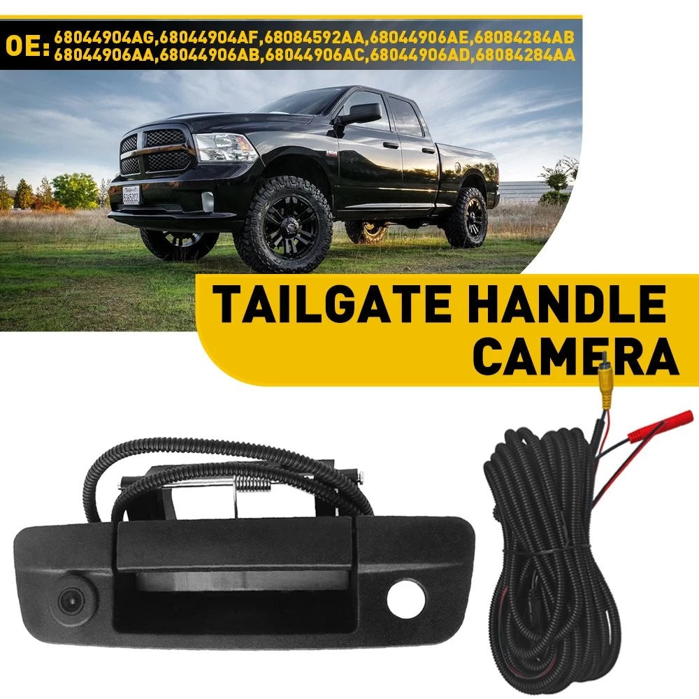 Tailgate Handle Backup Camera for Dodge Ram 1500 2500 3500 (2009–2017)