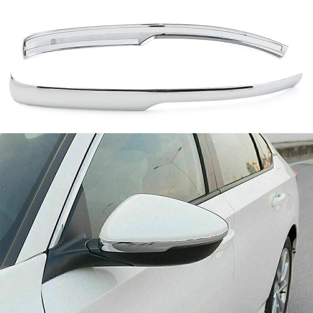 2X Chrome Side Rearview Mirror Cover Moulding Trim for Honda Accord (2018–2019)
