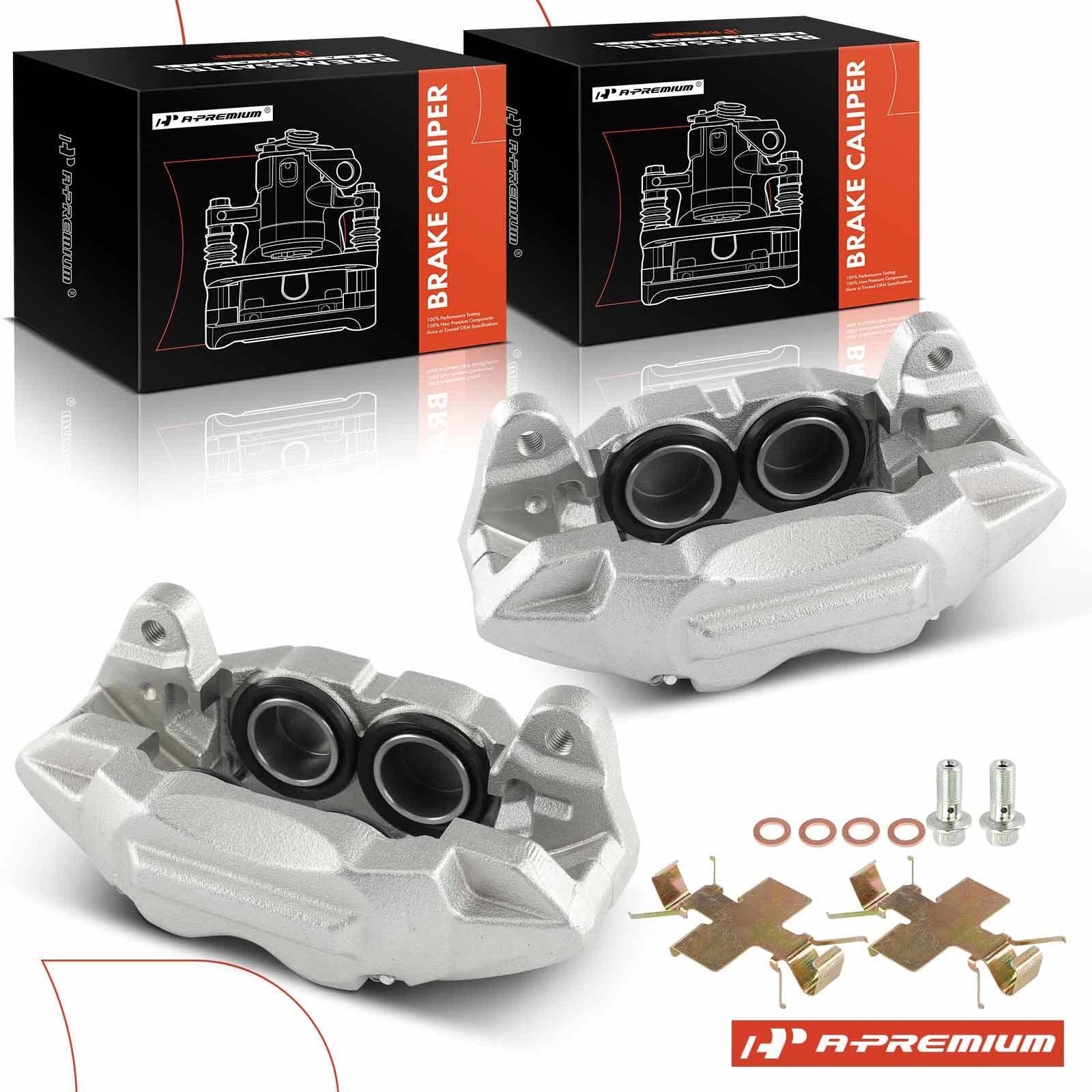 Pair Front Brake Calipers for Chevy Silverado Sierra 1500 (2019â2024)