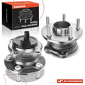 2X Rear Wheel Hub & Bearing Assembly with ABS Sensor for Ford Focus (2014–2018)