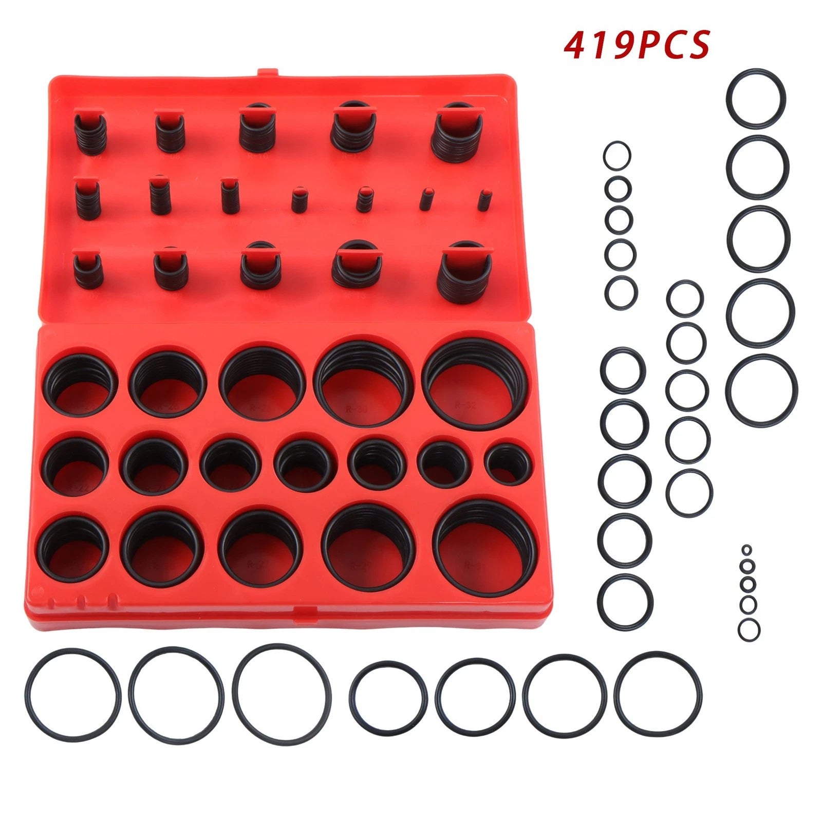 Set of 32 Metric O-Rings for Universal Applications