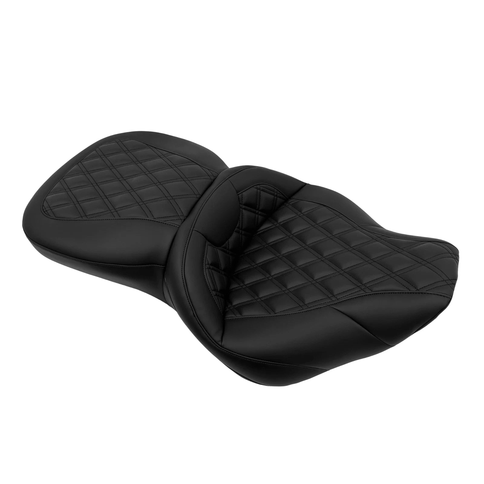 Diamond 2-Up Motorcycle Vinyl Seat for Harley-Davidson Touring (1997–2007)