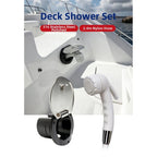 Shower Set for Boat with 2.4m Nylon Hose and Rainfall Flow