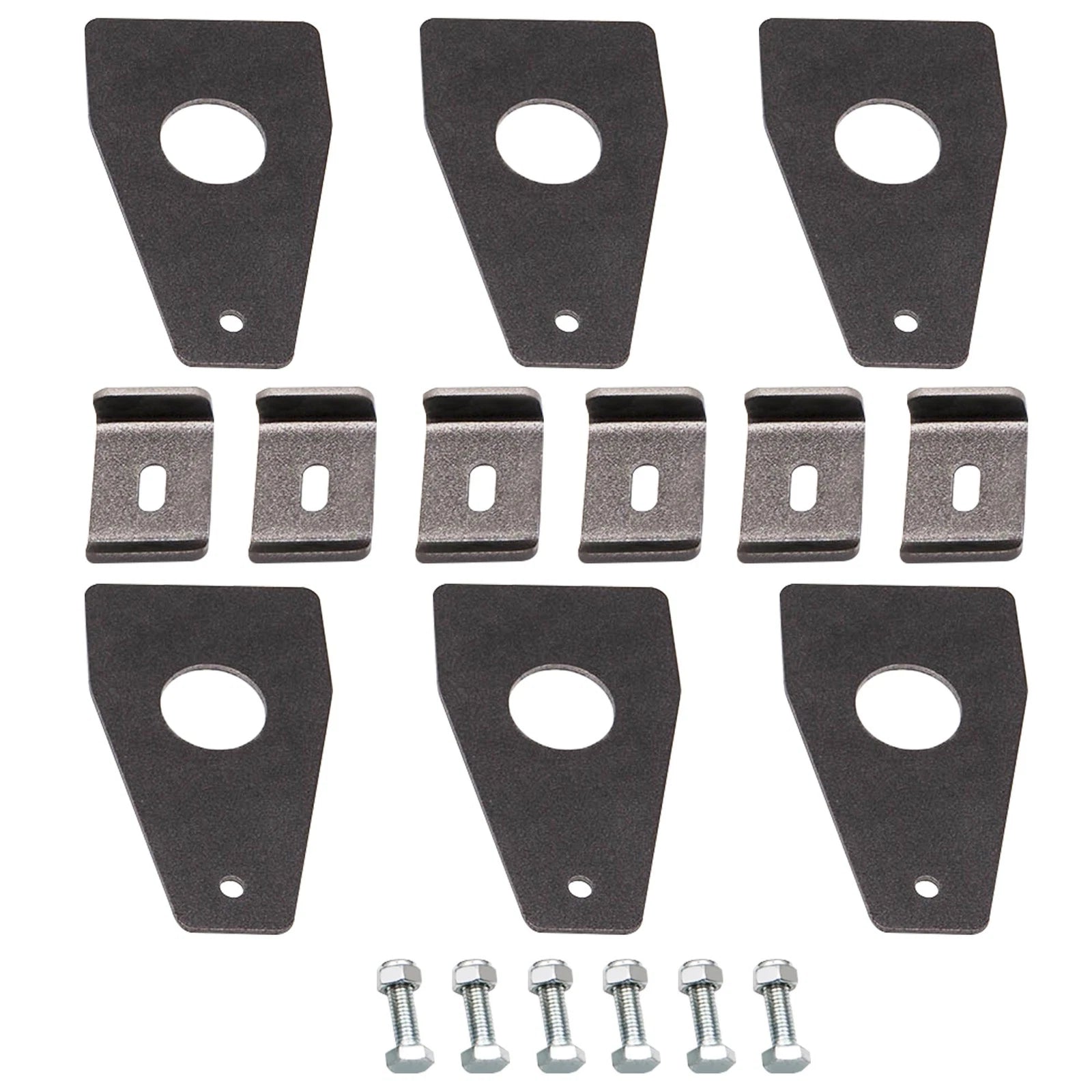 Set of 6 Adjustable Roof Rack Brackets for Universal Fit