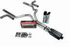 Dual Exhaust Kit for Ford F150 (2021–2025) 3" Flowmaster Super 44 Slash Tip