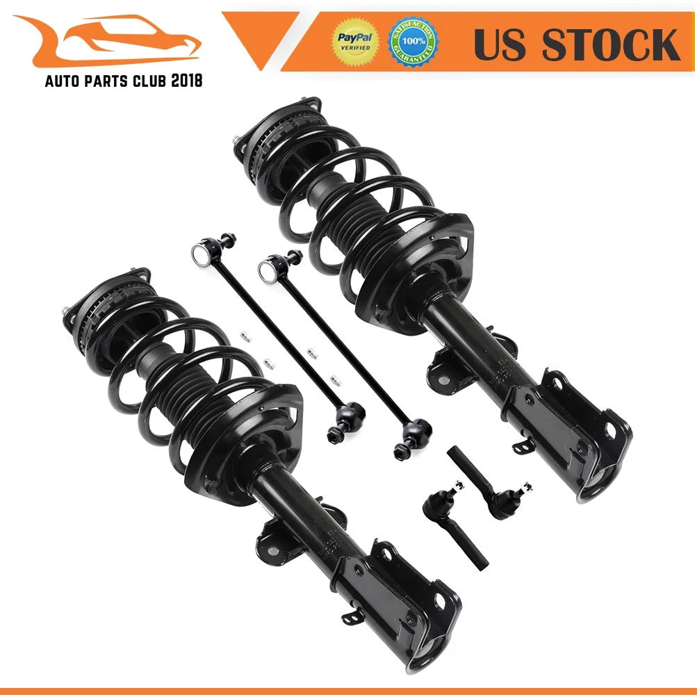 Front Strut Assemblies Sway Bar Tie Rod for Dodge Grand Caravan (2008–2018)