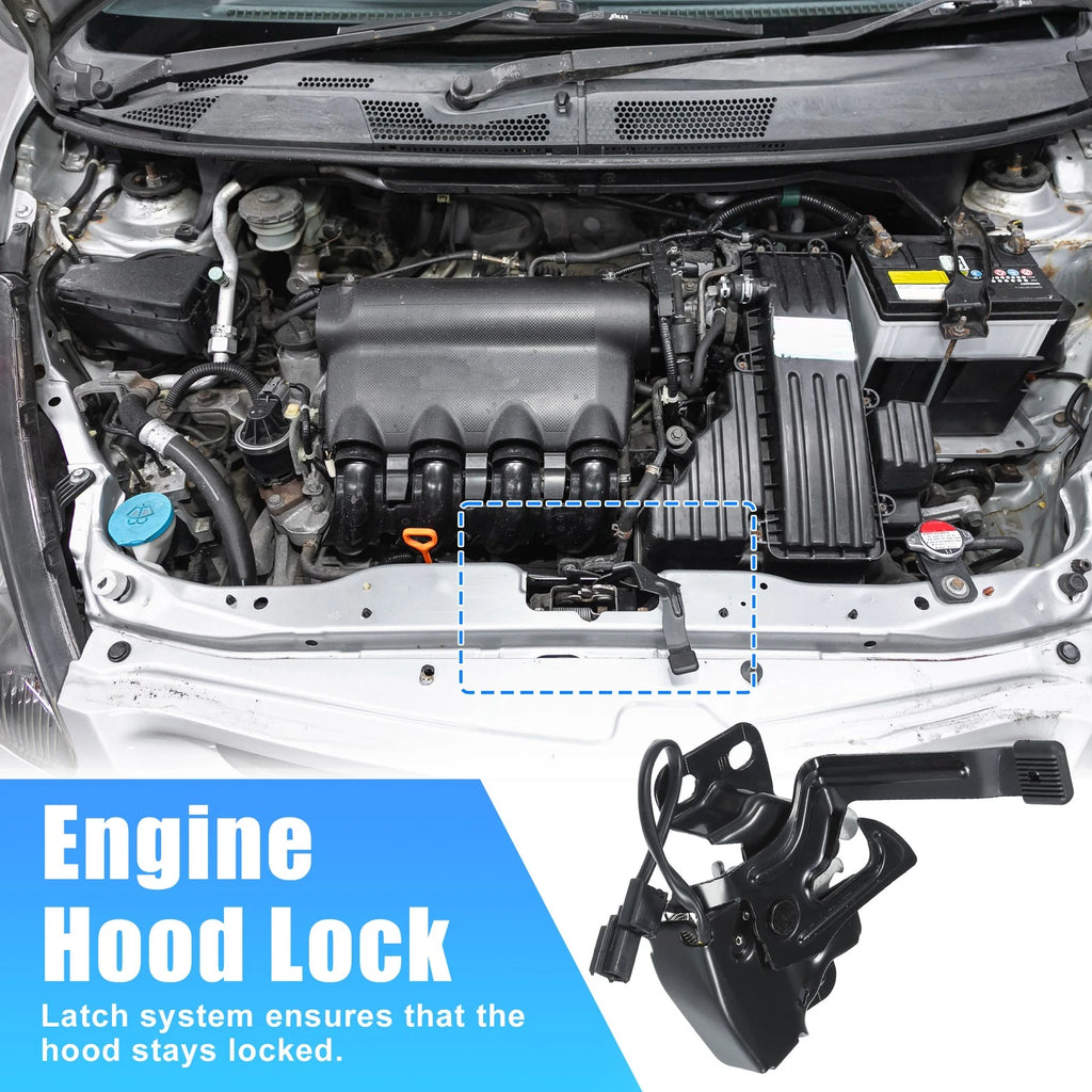 Hood Lock Latch Assembly for Honda CR-V (2007–2009) No. 74120SWAA11