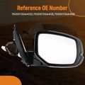 Heated Passenger Mirror for Honda Accord (2013–2017) Power 76200T2GA41ZD HO1321275