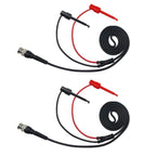 BNC Male to Dual Test Hook Clip Cables 120cm (Pack of 2)