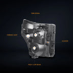 Headlight Lamp Replacement for Ford Super Duty (2011–2016) Black Housing