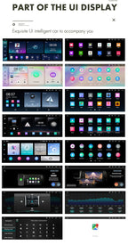 6.86'' Carplay  32GB Stereo GPS Navigation for Fiat 500 (2007-2018)