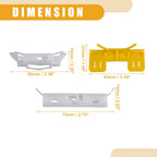 11pcs Roof Windshield Fastener Clips No. 91570SJD003 for Honda Civic (2006–2011)