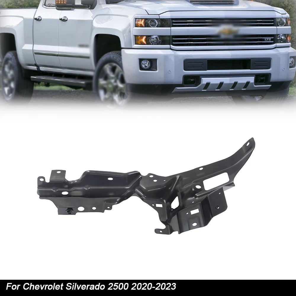 Front Bumper Bracket for Chevrolet Silverado 2500 (2020–2023) Black
