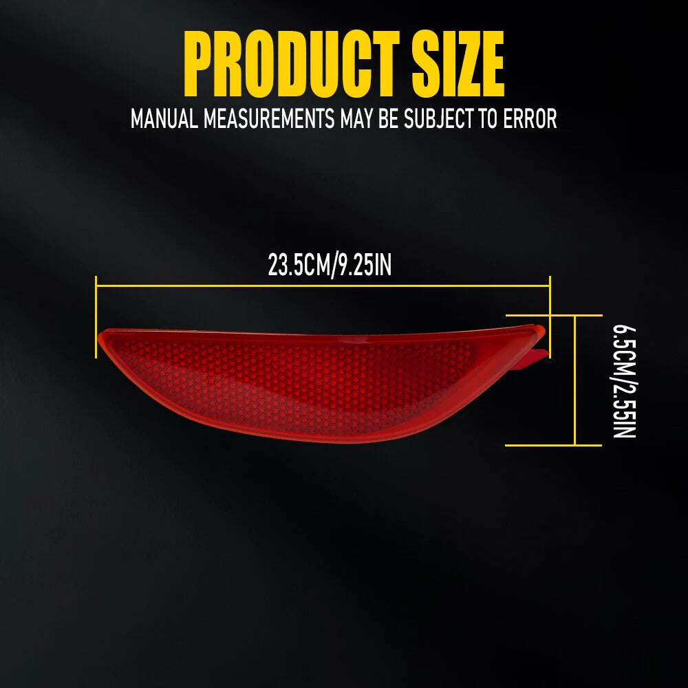 Rear Bumper Reflector Set for Hyundai Accent Sedan (2012–2017)