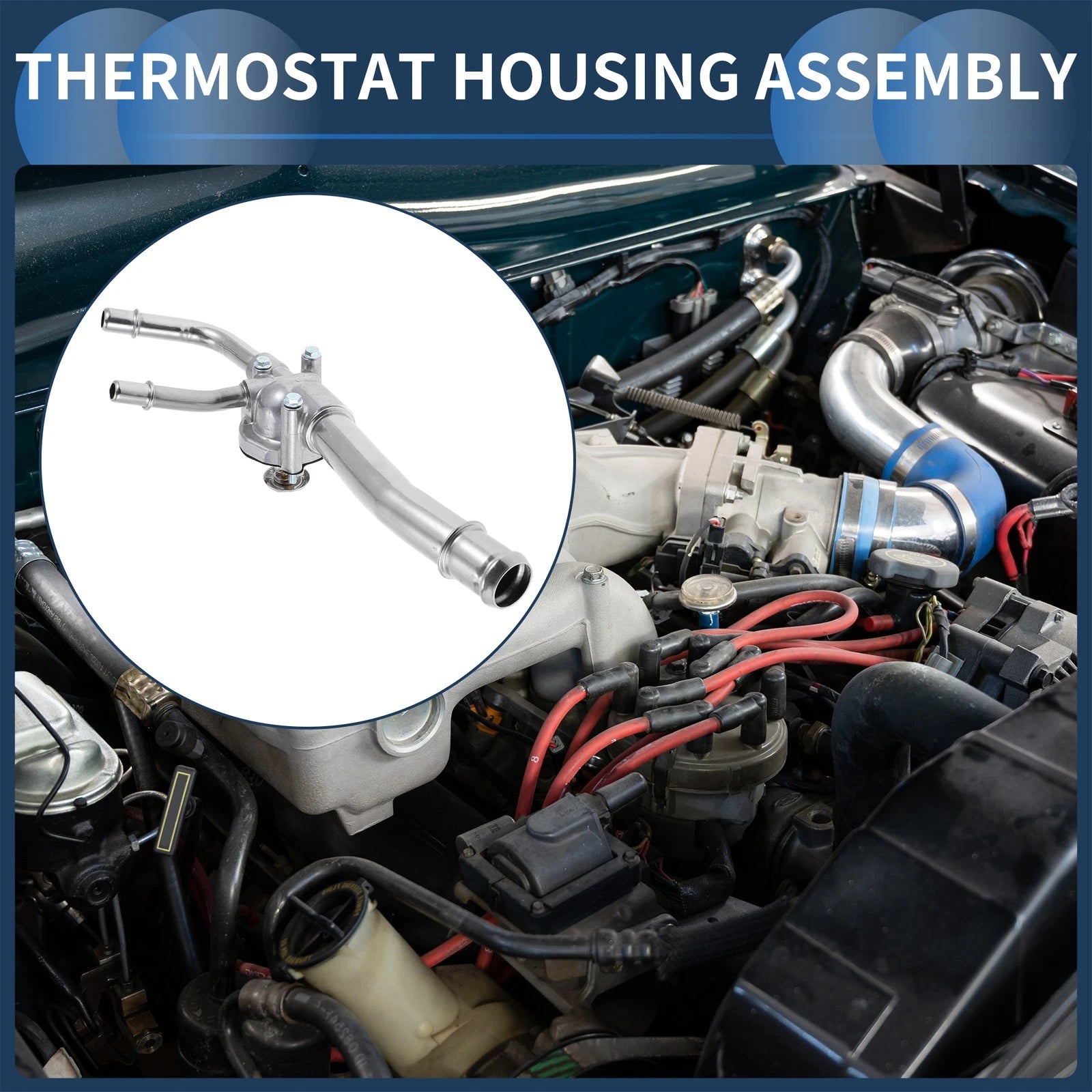Engine Coolant Thermostat Housing Assembly for Chevrolet Traverse (2009–2017)