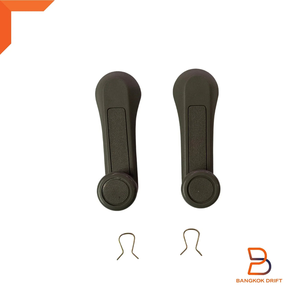 Grey Window Regulator Winder Handles for Isuzu Holden Rodeo (TF) (1997-2003)