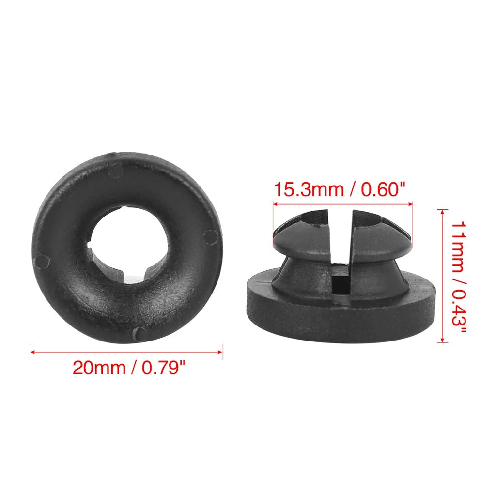 10pcs Hood Prop Rod Clip Retainer for Honda Accord CR-V Civic City (2003–2023)