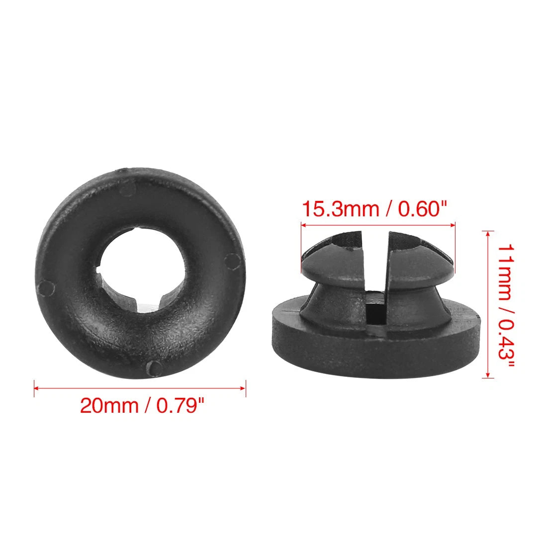 10pcs Hood Prop Rod Clip Retainer for Honda Accord CR-V Civic City (2003–2023)