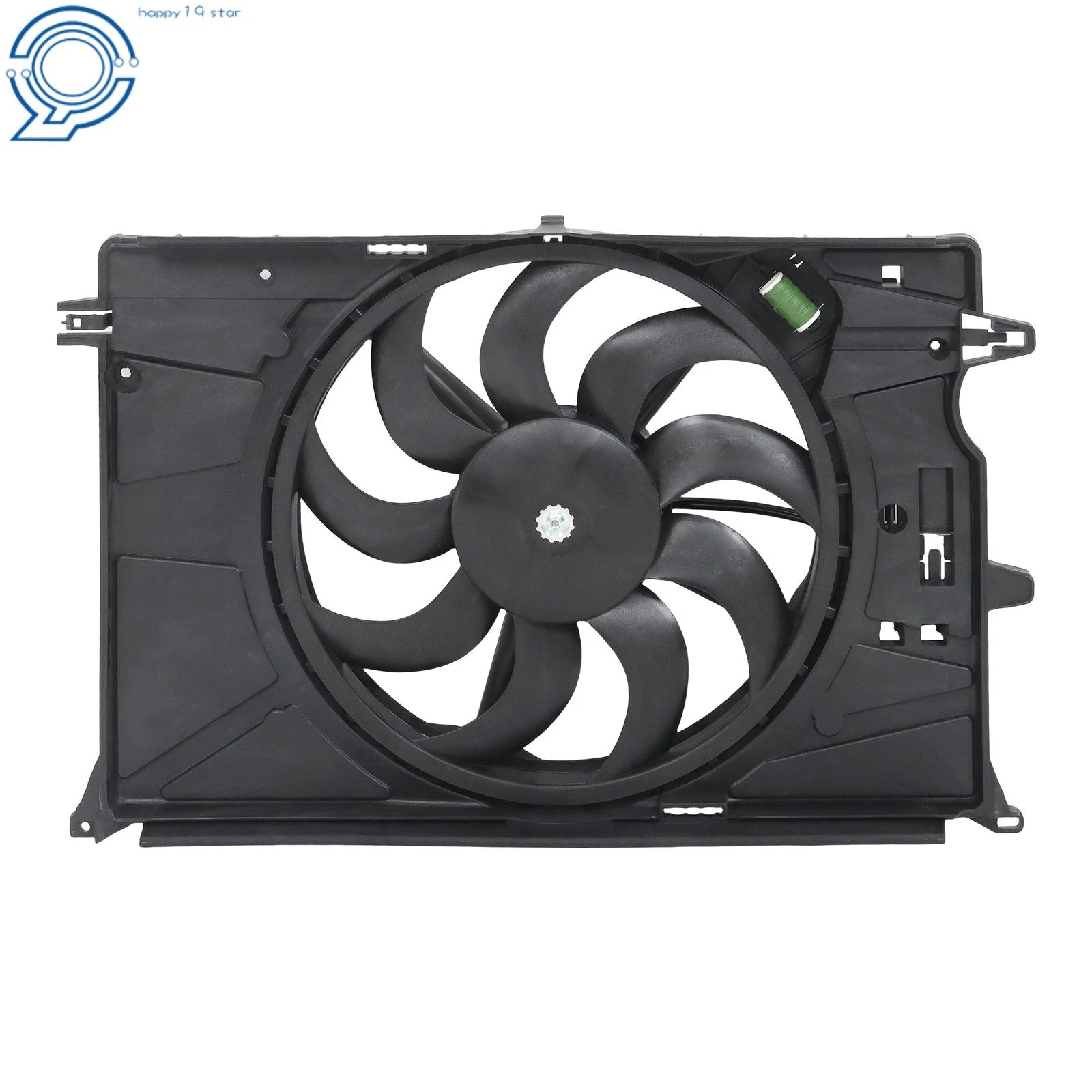Radiator Cooling Fan Assembly for Jeep Renegade, FIAT 500X (2015–2018)