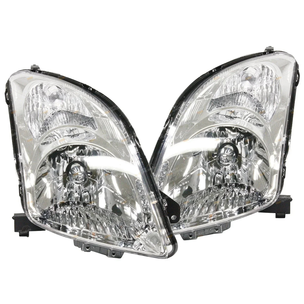 Pair Chrome Headlights for Suzuki Swift Hatch (2005 - 2010)