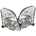 Pair Chrome Headlights for Suzuki Swift Hatch (2005 - 2010)