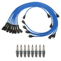 NGK Wire Set & 8 G-Power Platinum Spark Plugs for Chevrolet Camaro (1967–1969)