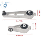 Set of 2 Front Right Upper & Lower Motor Mounts for Chrysler PT Cruiser (2001-2010)
