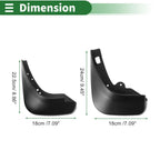 Mud Flaps Splash Guards for Ford Focus (2009–2014) W/ Mount Accessories