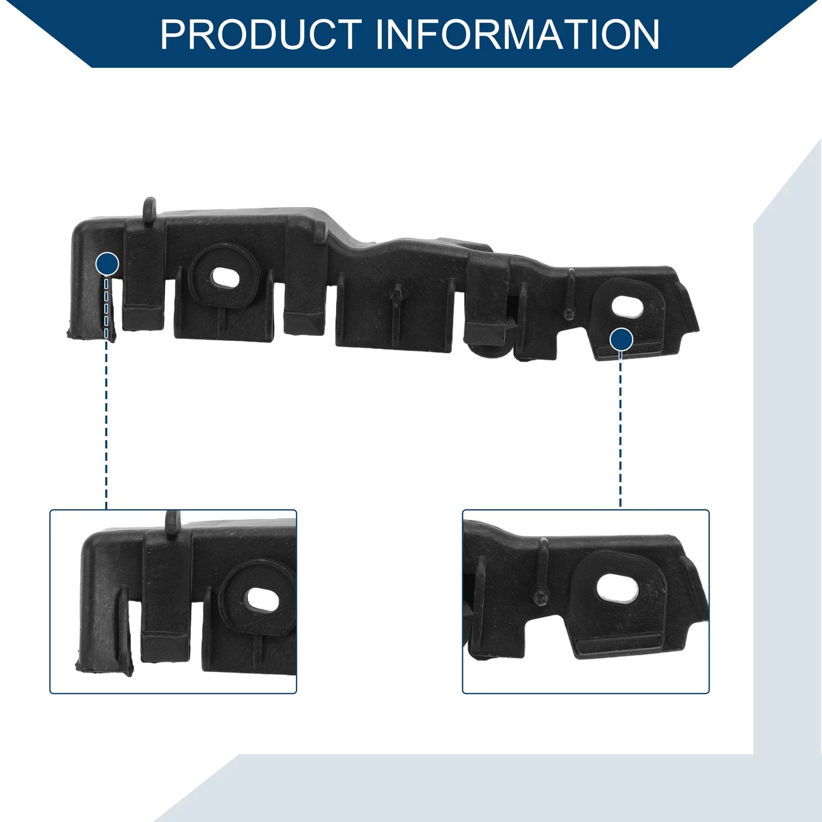1pc Left Front Bumper Support Bracket No. 8P0807183B for Audi A3 (2008–2013)